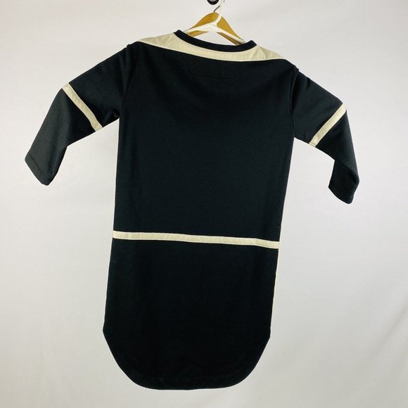 Public School New York Black Ivory Rayon Cotton Poly 3/4 Sleeve Womens Dress S - Picture 5 of 7